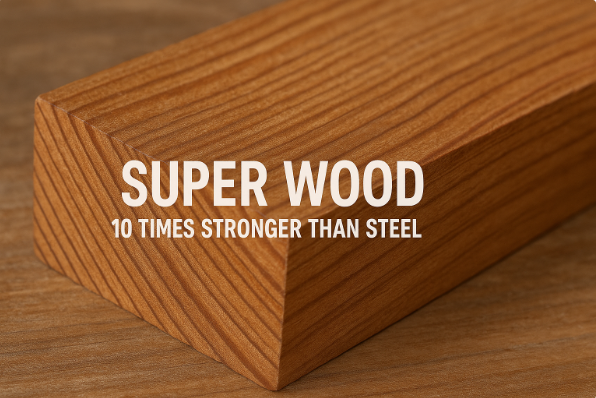 “Super Wood”… An Innovation of Wood That Is 10 Times Stronger Than Steel